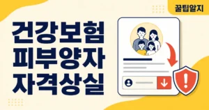 건강보험 피부양자 자격상실 기준